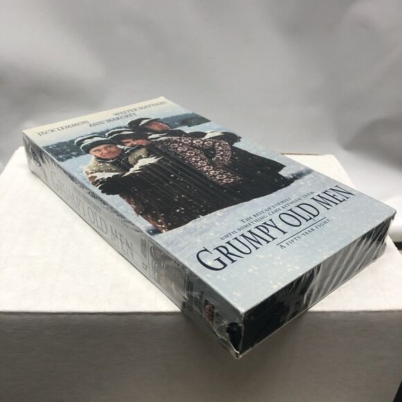 Grumpy Old Men VHS New Sealed Walter Matthau Jack Lemmon Ann Margret Comedy 1994 - Picture 7 of 8